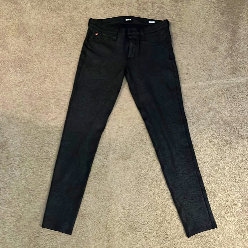 Hudson Nico midrise super skinny black size 27